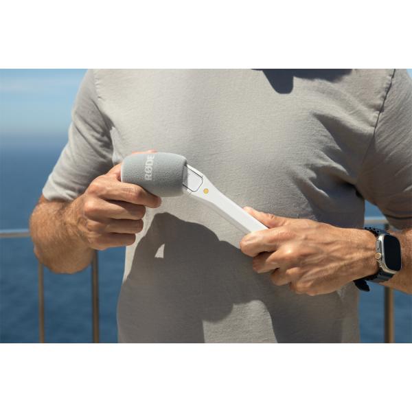 Rode Interview Micro Handadapter für Wireless Micro Weiss