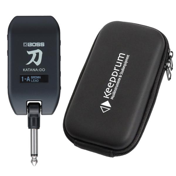 Boss Kopfhörer-Verstärker Katana GO Amp Plug mit keepdrum Tasche