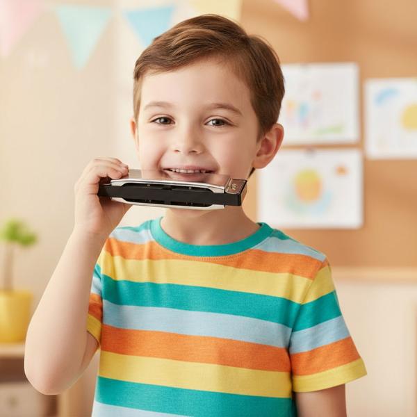 keepdrum Bluesharp Mundharmonika C-Dur mit Gravur