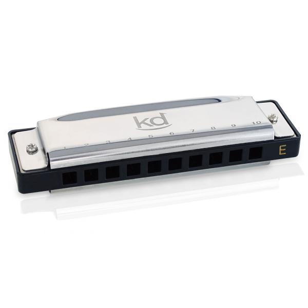 keepdrum Bluesharp Mundharmonika E-Dur mit Gravur