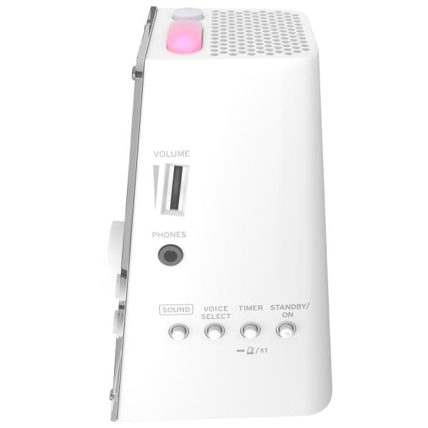 Korg Metronom KDM-3 Taktgeber Digital mit 19 Taktarten Weiss