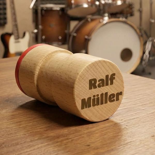 keepdrum Shaker KDSHW mit personalisierter Gravur