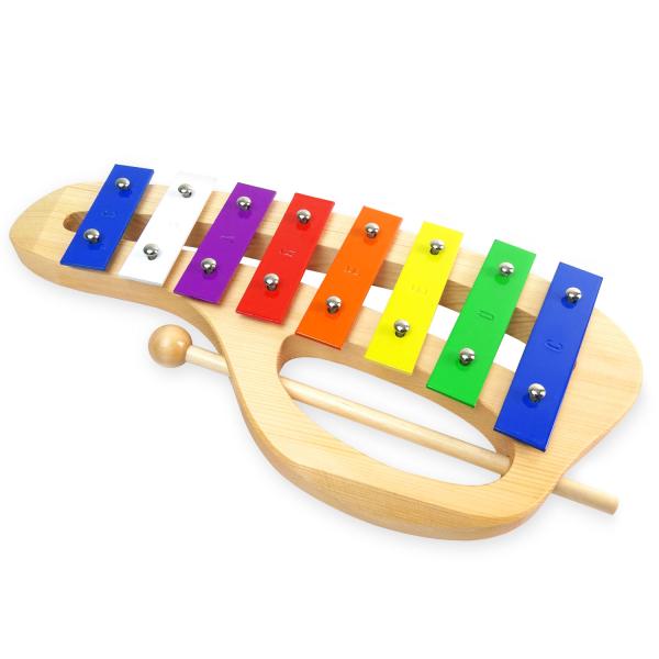 keepdrum KGS-C Glockenspiel aus Holz mit Tasche