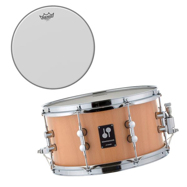 Sonor Snare-Drum  KS 1307 SDW  mit Remo Ambassador Fell