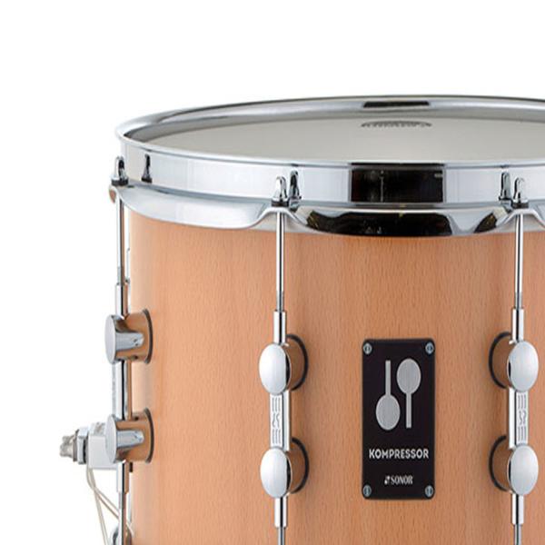 Sonor Snare-Drum  KS 1307 SDW  mit Remo Ambassador Fell