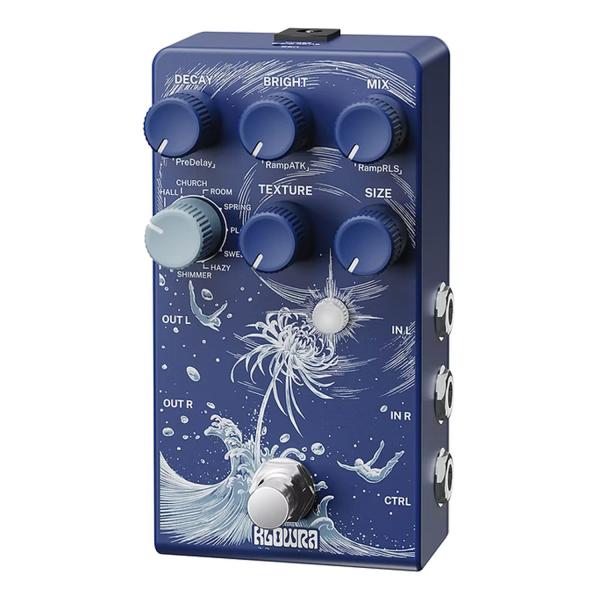Klowra Effektgerät Limbo Reverb Pedal