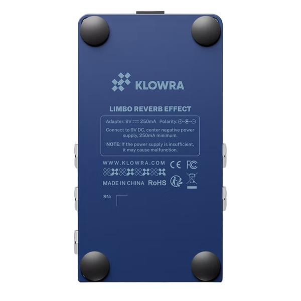 Klowra Effektgerät Limbo Reverb Pedal mit Kabel