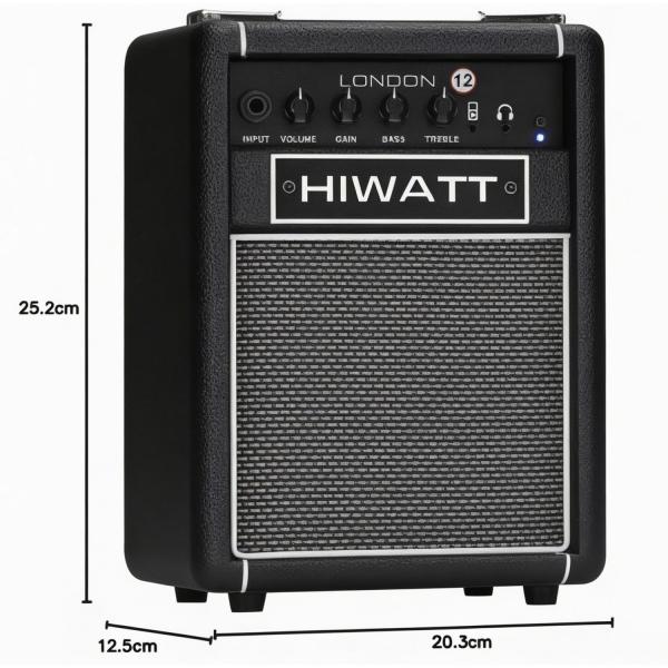 Hiwatt Gitarren-Verstärker London 12 Combo Schwarz