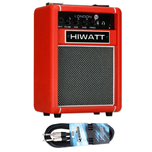 Hiwatt Gitarren-Verstärker London 12 Combo Rot mit Kabel