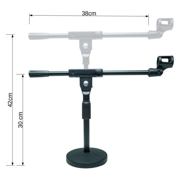 keepdrum M210 Mikrofonstativ mit XLR-Kabel