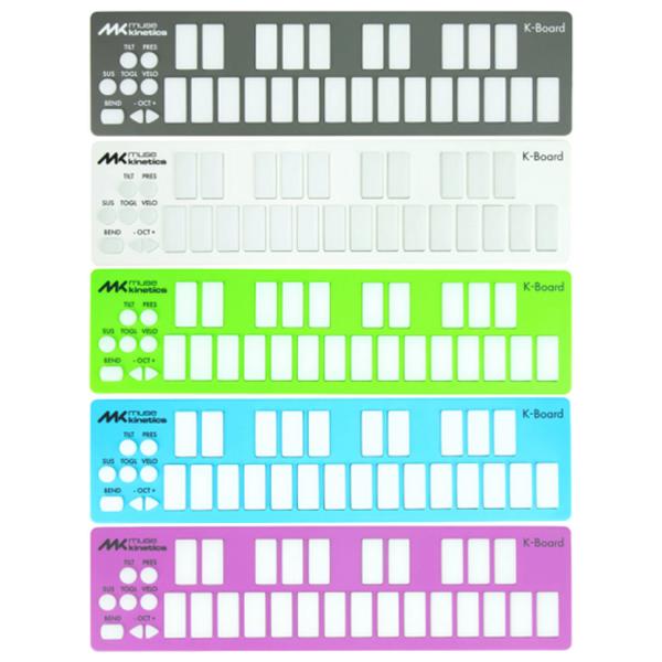 Muse Kinetics MIDI-Controller K-Board Galaxy mit Kopfhörer