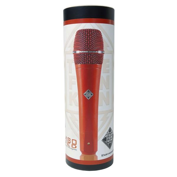 Telefunken M80 Rot dynamisches Mikrofon mit Kabel