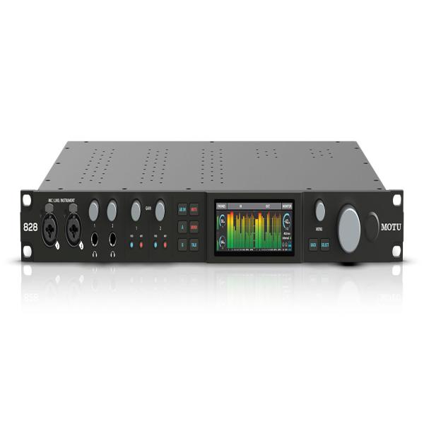 Motu 828 (2024) USB Audio-Interface mit 2x XLR-Kabel