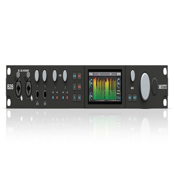 Motu 828 (2024) USB Audio-Interface mit 2x XLR-Kabel