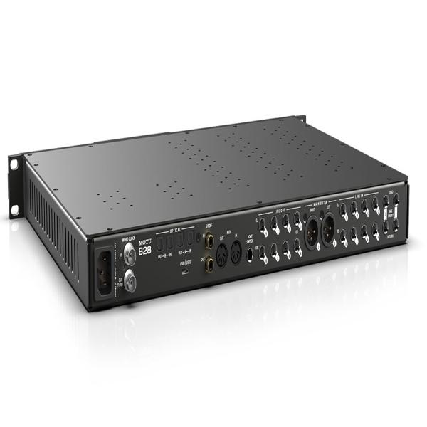 Motu 828 (2024) USB Audio-Interface mit 2x XLR-Kabel