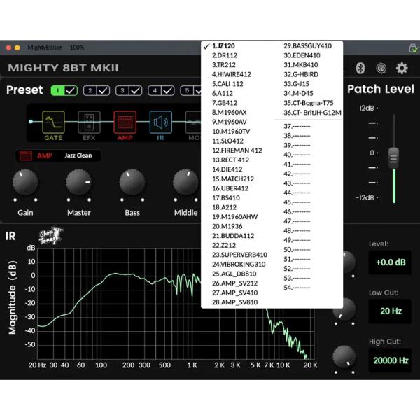 Nux Gitarren-Verstärker Mighty 8BT MK2 mit Kabel