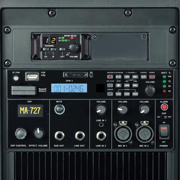 Mipro MA-727 Lautsprecher mit 1-Kanal Empfangsmodul