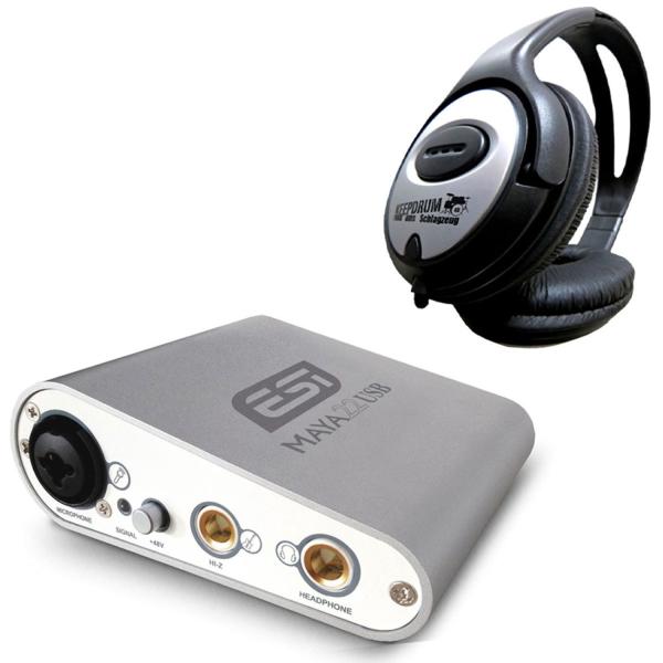 ESI MAYA 22 USB Audio-Interface mit Kopfhörer