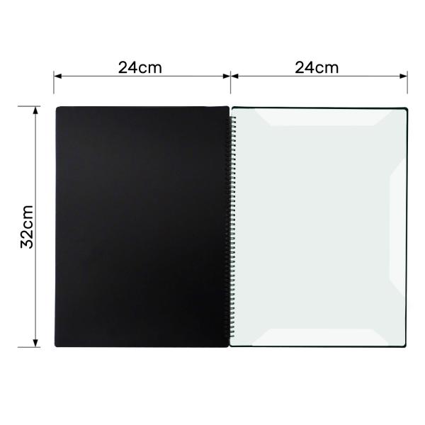 keepdrum Notenmappe MB40 für 40 Seiten DIN A4