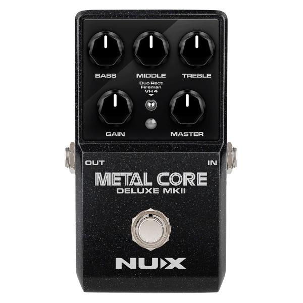 Nux Effektgerät Metal Core Deluxe MKII Preamp Pedal mit Netzteil