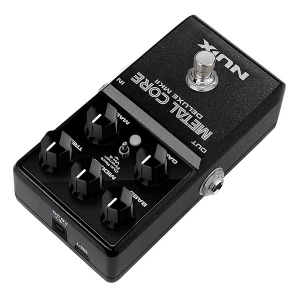 Nux Effektgerät Metal Core Deluxe MKII Preamp Pedal mit Netzteil