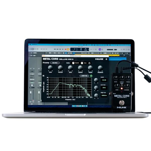 Nux Effektgerät Metal Core Deluxe MKII Preamp Pedal mit Netzteil