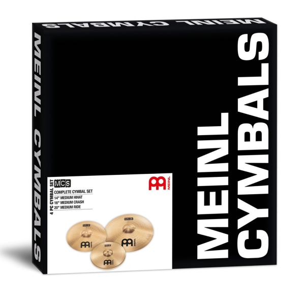 Meinl MCS Beckenset Cymbal-Set 3-teilig 14-16-20