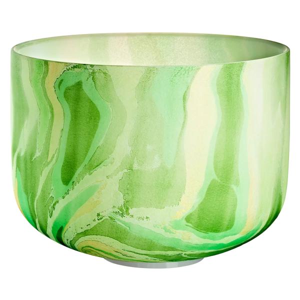 Sonic Energy Kristall-Klangschale MCSB10-F Herzchakra mit Reiber