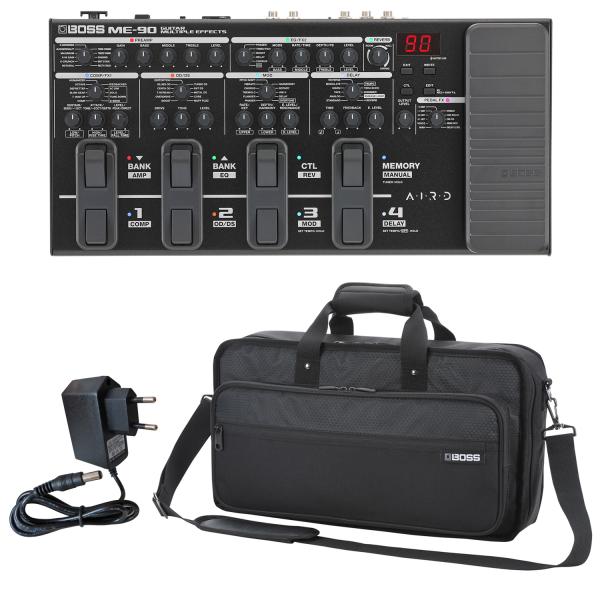Boss Effektgerät ME-90 Multi-Effektgerät mit Tasche und Kabel