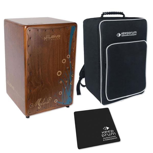 J.Leiva Medina Vintage Cajon mit Tasche und Sitzpad