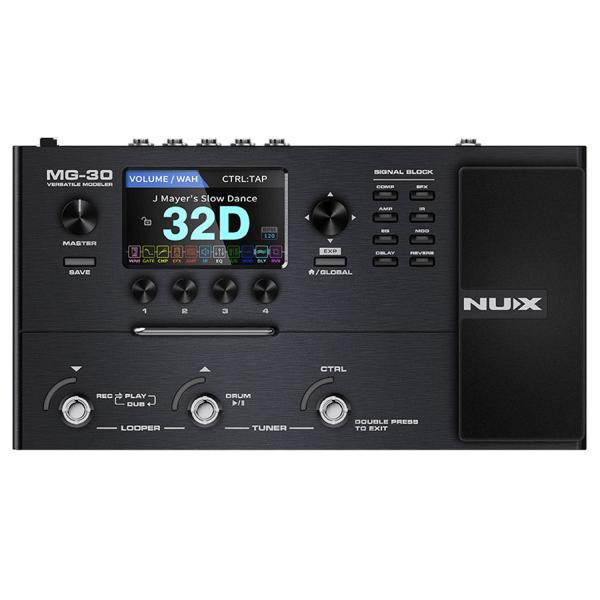 Nux MG-30 Modeling Multi-Effektgerät mit Kabel