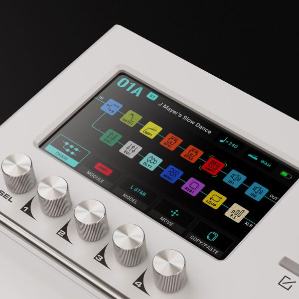 Nux Multi-Effektgerät MG50Li White mit Kabel