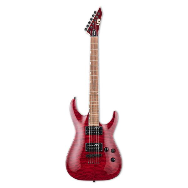ESP LTD MH-200QM STBC E-Gitarre Black Cherry