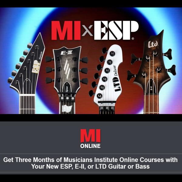 ESP LTD EC-256 BLK E-Gitarre Schwarz mit Kabel