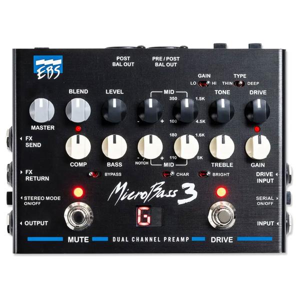EBS Vorverstärker MicroBass 3 analoger Bass Preamp