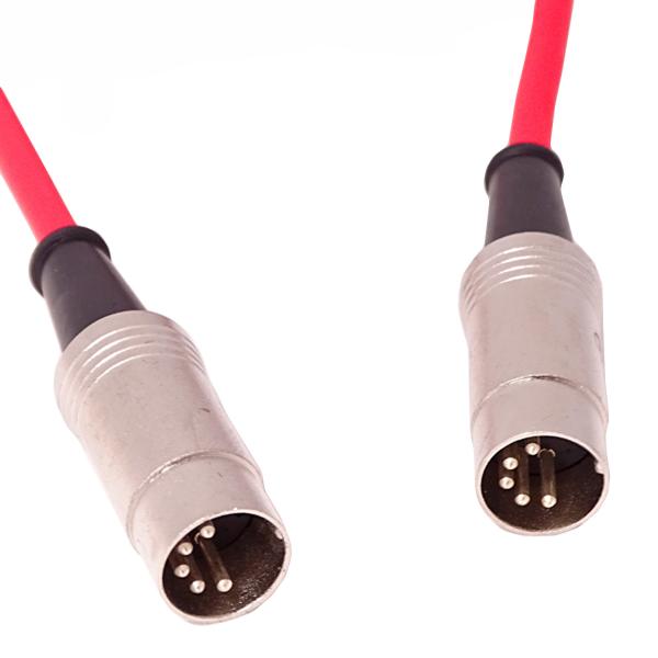 keepdrum MIDI-001 Midi-Kabel 4m Rot