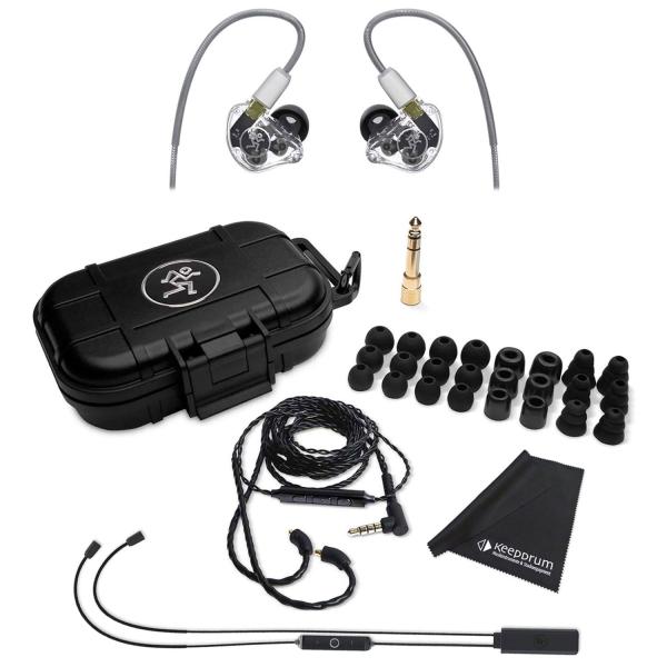 Mackie In-Ear Kopfhörer MP-320 mit Bluetooth-Adapter und Tuch