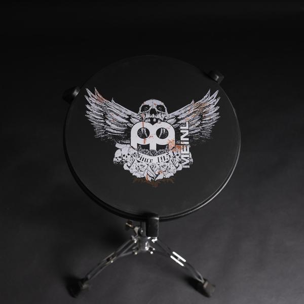 Meinl MPP-12-JB Practice Pad 12“ Jawbreaker mit Schlagzeugstöcken