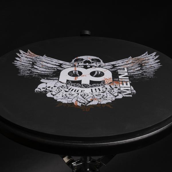 Meinl MPP-12-JB Practice Pad 12“ Jawbreaker mit Schlagzeugstöcken