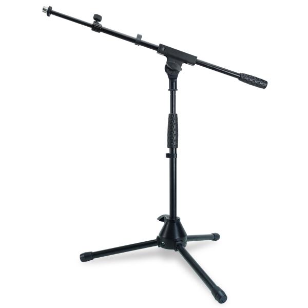 keepdrum Mikrofonständer MS01T niedriges Stativ mit Galgen