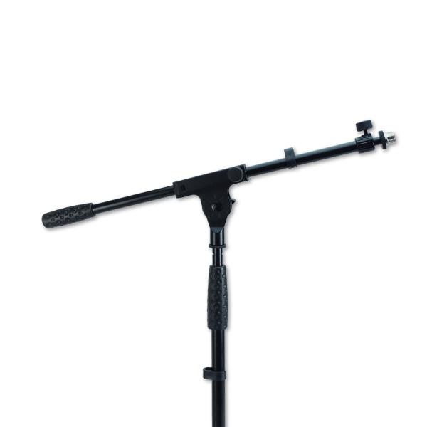 keepdrum Mikrofonständer MS01T niedriges Stativ mit Galgen