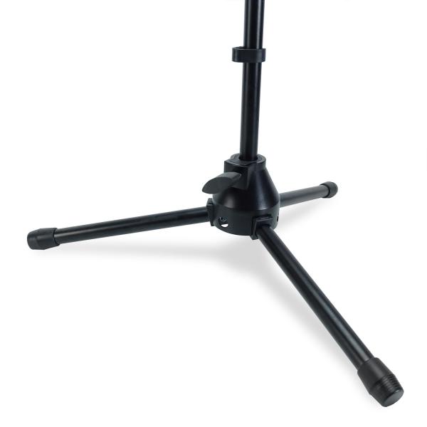 keepdrum Mikrofonständer MS01T niedriges Stativ mit Tablet-Halterung