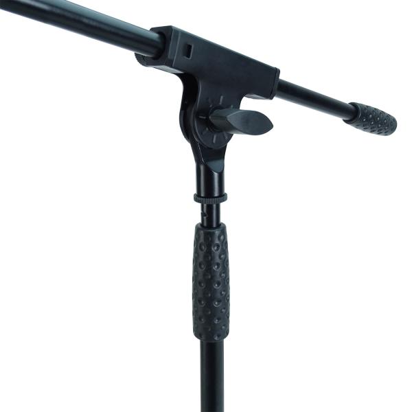 keepdrum Mikrofonständer MS01T niedriges Stativ mit Galgen