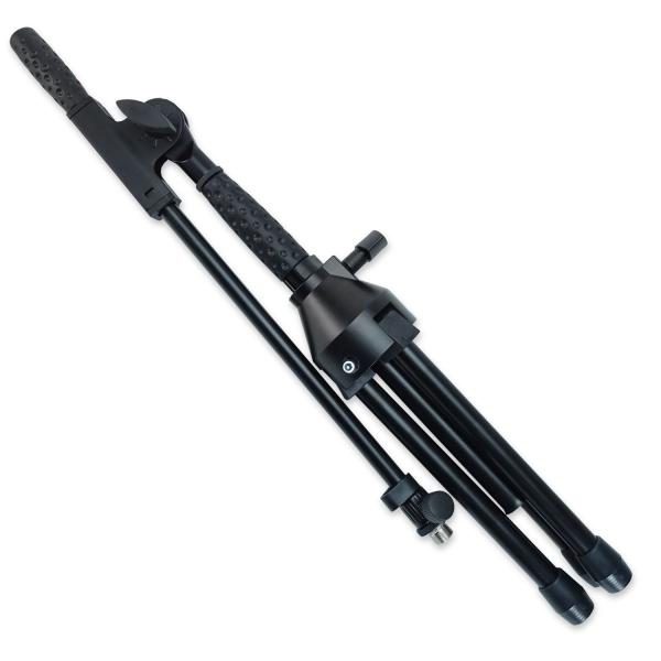 keepdrum Mikrofonständer MS01T niedriges Stativ mit Mikrofonklammer