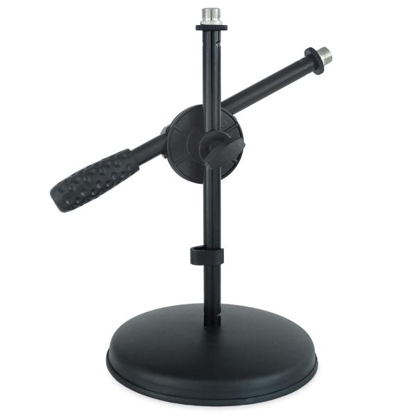 keepdrum Mikrofonständer MS031 Tischstativ mit Tablet-Halter