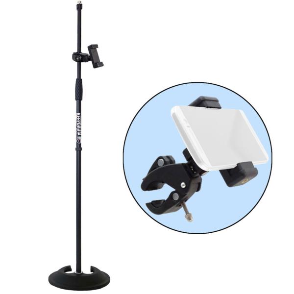 keepdrum MS096 Mikrofonständer mit Smartphone Halter