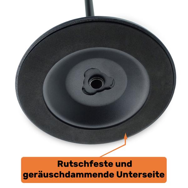 keepdrum Mikrofonständer MS124 Einhand-Stativ