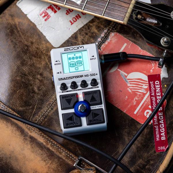 Zoom Effektgerät MS-50G+ MultiStomp Pedal mit Klinkenkabel