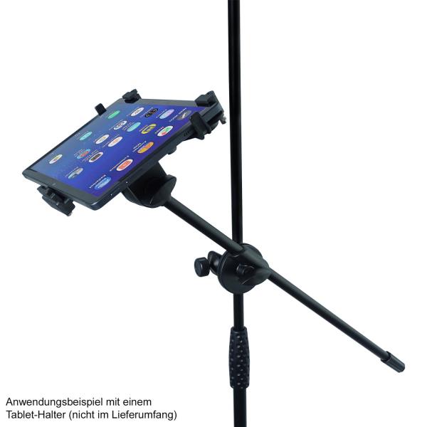 K&M 19790 Tablet-Stativhalter mit keepdrum MSA067 Stativ-Arm