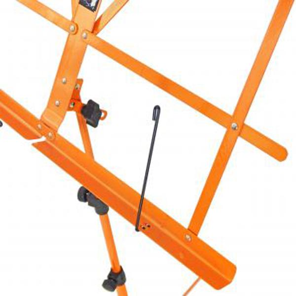 keepdrum MUS2OR Notenständer Orange mit 10 Magnete